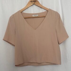 Babaton Women's Blush V-Neck Blouse
